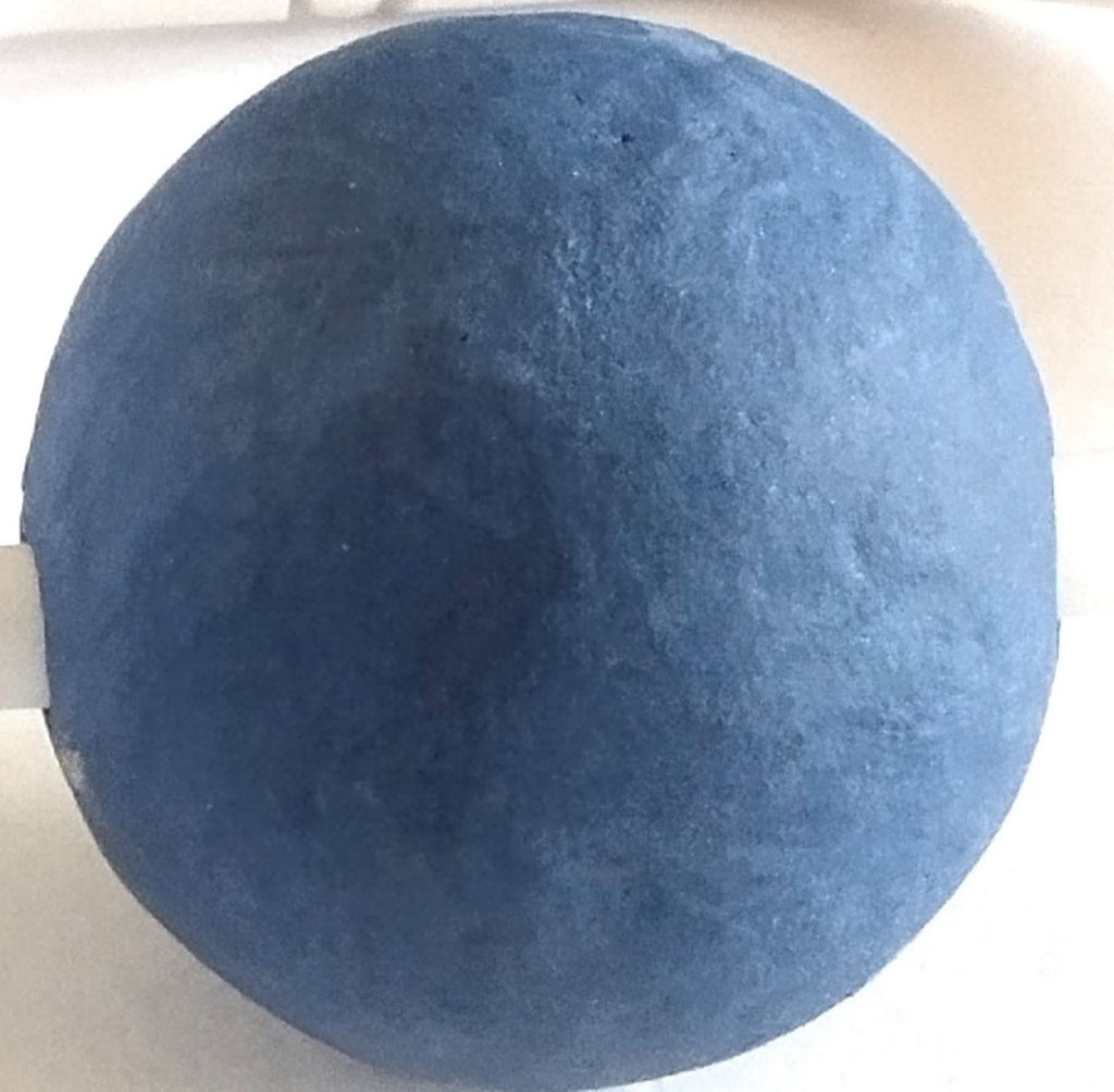 Dettaglio texture sfera in porcellana nerikomi colori del mare, superficie naturale – Maviart
